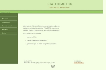 Trimetrs, SIA